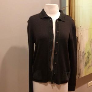 EUC ITALIAN CHOCOLATE BROWN SWEATER BY VICTOIRE